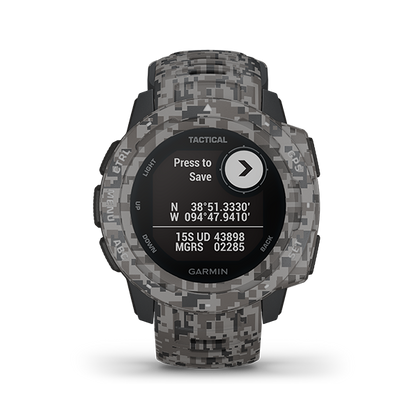 Garmin Instinct Tactical Camo GPS Smartwatch