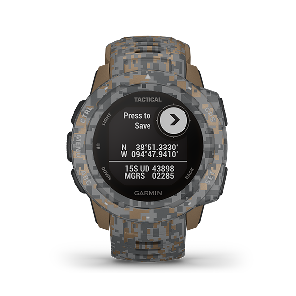 Garmin Instinct Tactical Camo GPS Smartwatch