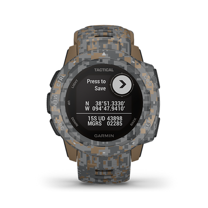 Garmin Instinct Tactical Camo GPS Smartwatch