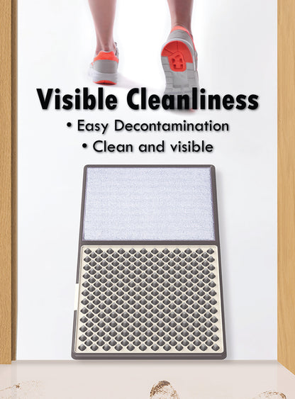 [Clearance Sale] 3D Disinfectant Floor Mat With Absorbent Carpet