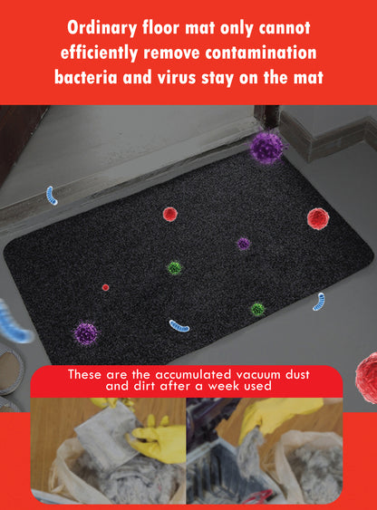 [Clearance Sale] 3D Disinfectant Floor Mat With Absorbent Carpet