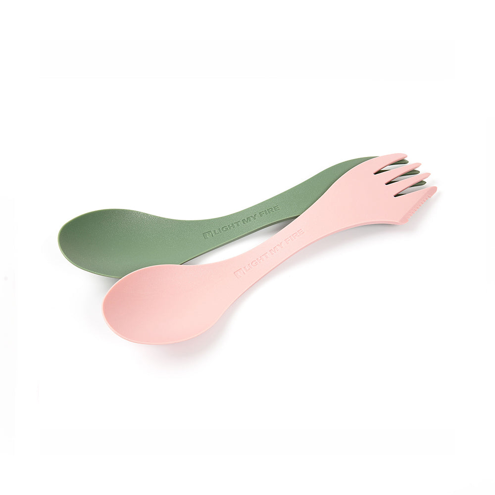 Light My Fire Spork BIO 2-pack - SandyGreen/DustyPink