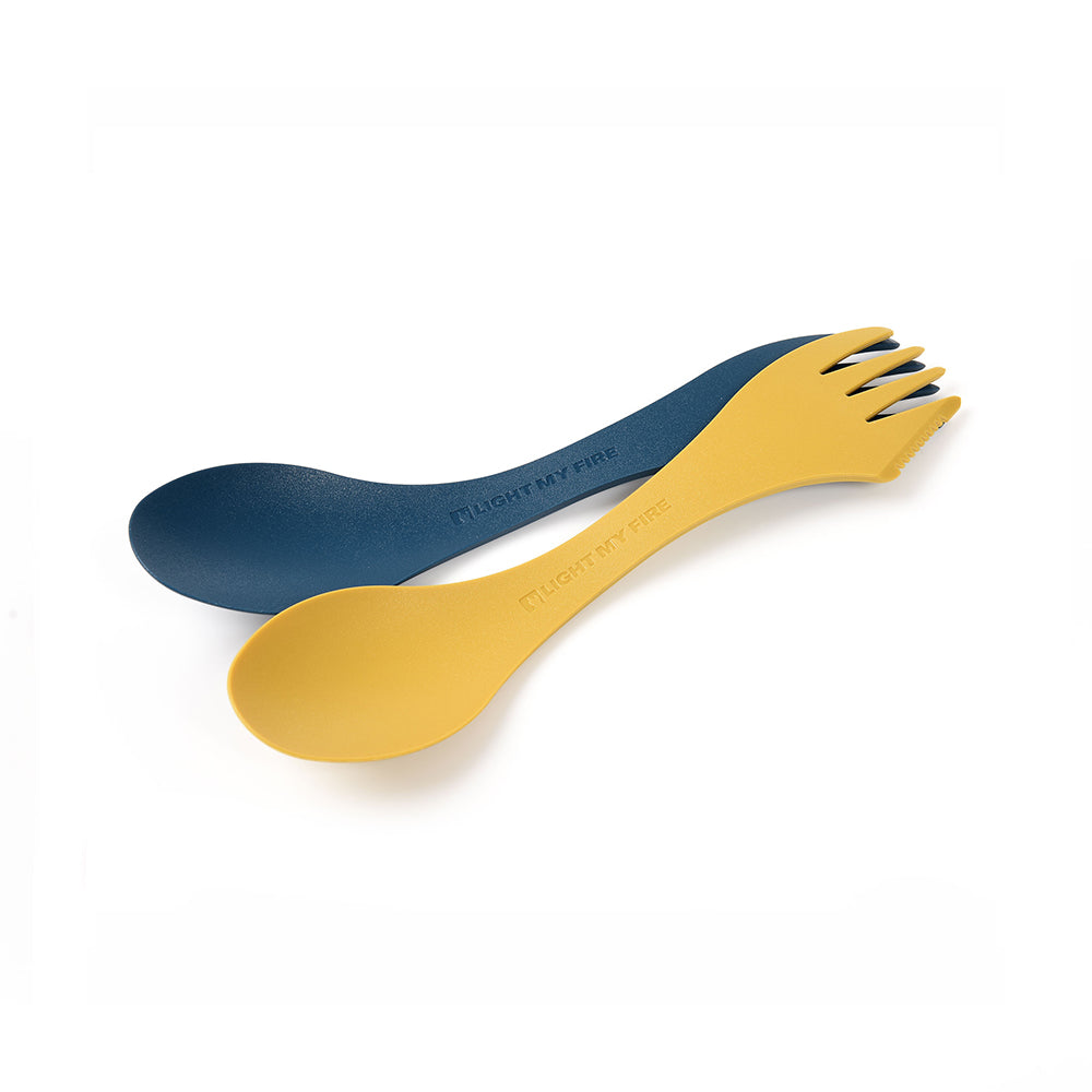 Light My Fire Spork BIO 2-pack - mustyyellow/hazyblue