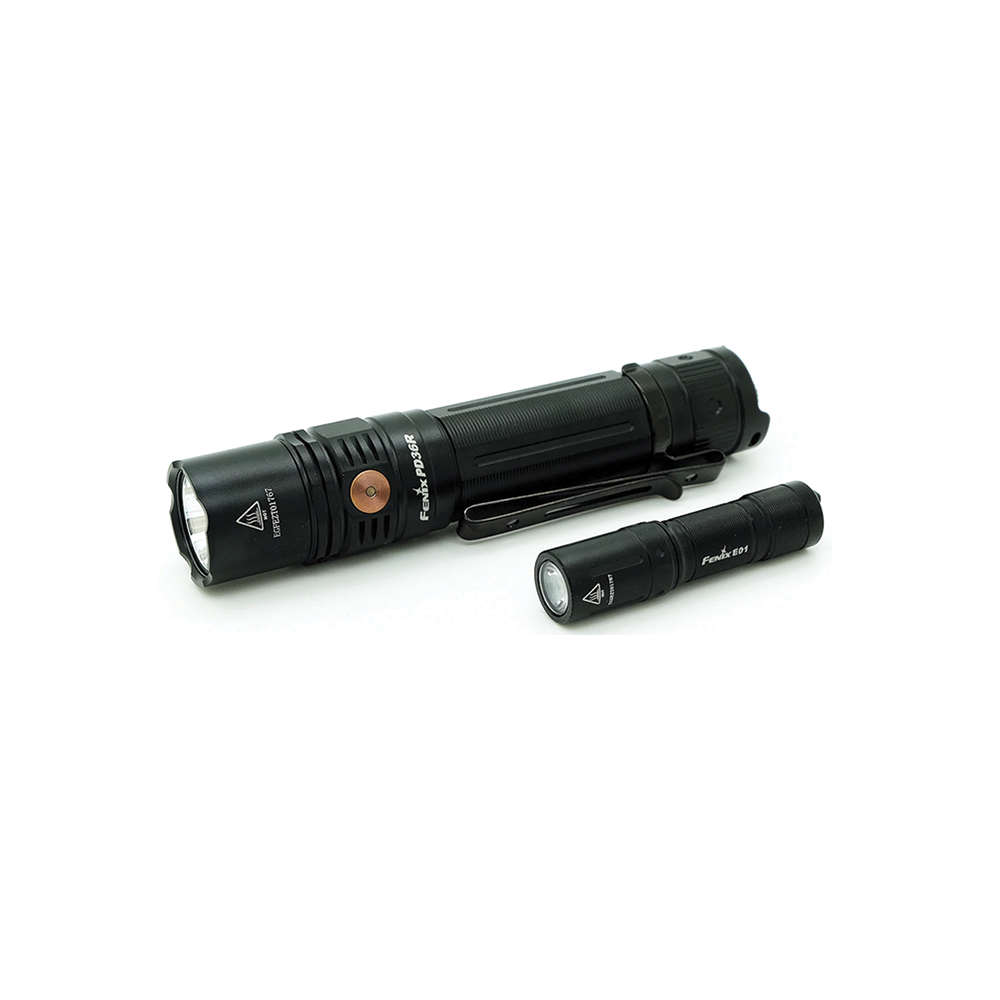 [Special Bundle 2 For 1] Fenix PD36R Rechargeable Flashlight + (Free) E01 V2.0