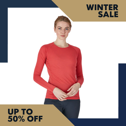 Rab Forge Long Sleeve Tee Women's - Geranium