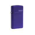 Zippo 1637ZL Slim Purple Matte With Zippo Logo - Refillable Windproof Lighter