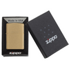 Zippo 204 Brushed Solid Brass - Refillable Windproof Lighter