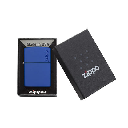 Zippo Royal 229ZL Blue Matte With Zippo Logo - Refillable Windproof Lighter