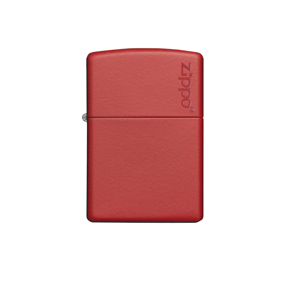 Zippo 233ZL Red Matte With Zippo Logo - Refillable Windproof Lighter